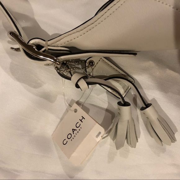 Brand New White Coach Purse - Picture 3 of 6